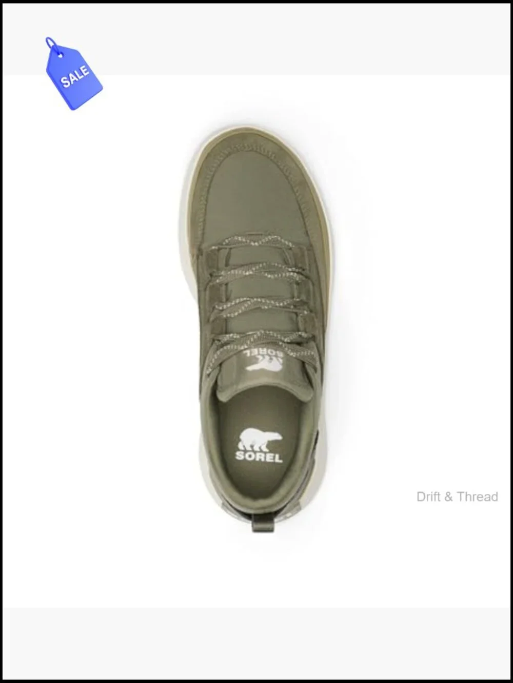 Sorel Waterproof Suede Sneakers Lace Up Round Toe